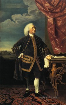 ジョン・シングルトン・コプリー Painting - ジェレマイア・リー植民地時代のニューイングランドの肖像画 ジョン・シングルトン・コプリー